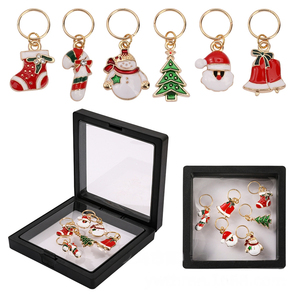 Pequeño <span class=keywords><strong>Don</strong></span> hebilla accesorio de lana para Halloween Navidad goteo aceite aleación marca hebilla suéter marca Pin Stitch Maker costura - Product Image 2
