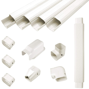 Australien Hot Sale Rohr abdeckung Kunststoff HAVC Kanal Klimaanlage Lineset Abdeckung Kits PVC AC Kanal Set - Product Image 1