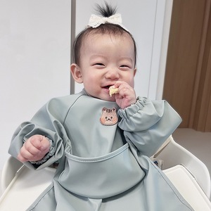 <span class=keywords><strong>Babero</strong></span> de alimentación de bebé de manga larga impermeable bonito personalizado <span class=keywords><strong>para</strong></span> dibujar y tiempo de comida suministro al por mayor <span class=keywords><strong>babero</strong></span> de bebé de manga larga - Product Image 4