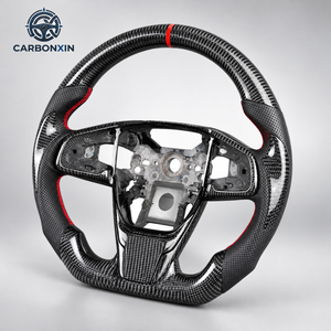 Volant sport personnalisé en cuir et Alcantara en fibre de carbone pour Honda S2000 Fit GK GD Civic 10 GE8 FD FA FA1 2015 2020 - Product Image 2