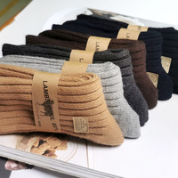 Calcetines de lana de alpaca para hombre de alta calidad personalizados calcetines de lana cálidos gruesos de invierno