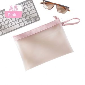 Student Transparent Frosted <b>File</b> Bag TPU Exam Test <b>Storage</b> <b>File</b> Bag Waterproof Handbag Zipper <b>File</b> Bag for School - Product Image 1