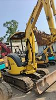 Excavadora Usada Komatsu PC30 de 3 Toneladas, Mini Excavadora Japonesa Original de Segunda Mano en Venta, PC30, PC30-7, PC30 MR, Disponible en Stock