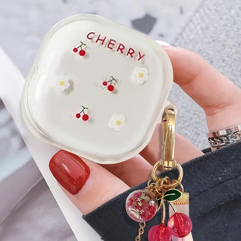 Transparent cherry shell+with a pendant