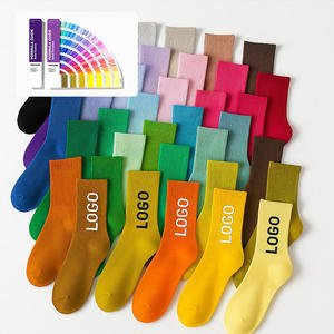 Échantillon Gratuit - Chaussettes Antibactériennes Mi-Mollet avec Logo Personnalisé, Chaussettes de Sport de Qualité, Unisexe, Anti-Odeur - Product Image 3