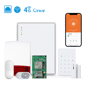 Sistema de Alarma de Seguridad WiFi 4G FC-7616 OEM, <span class=keywords><strong>Panel</strong></span> de <span class=keywords><strong>Control</strong></span> Combinado, Alarma WiFi, Alarma Profesional para el Hogar, Seguridad Inalámbrica y Cableada - Product Image 1
