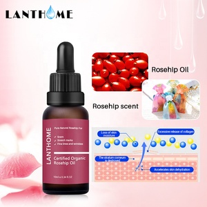 Vente en gros Private Label Bio Huile de Rose Musquée naturel 100% pur Églantine huile de graines pure Améliorer la peau Elastic - Product Image 4