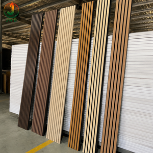 Paneles de Pared de Madera Acanalados 3D Modernos y Personalizados <span class=keywords><strong>para</strong></span> Decoración del Hogar, Paneles Acústicos de MDF Insonorizantes <span class=keywords><strong>para</strong></span> Edificios de Oficinas - Product Image 4