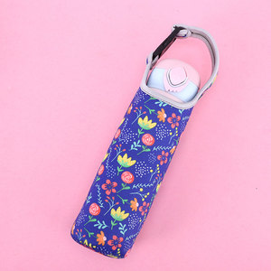 Portabotellas de neopreno térmico con estampado de dibujos animados, funda aislante para botella de agua - Product Image 6