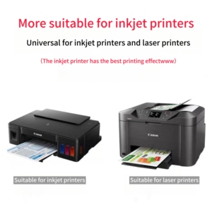 थोक उच्च गुणवत्ता ए 4 70% 100% पारदर्शी पेपर वाटरप्रूफ स्व-चिपकने वाला स्टिकर प्रिंट - Product Image 6