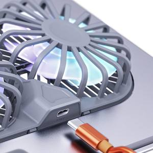 Soporte para Portátil Boneruy de Nuevo Diseño, Fijo, Robusto, de Aleación de Aluminio con <span class=keywords><strong>Ventilador</strong></span> de Refrigeración - Product Image 5