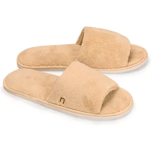 Wholesale Winter Beauty Salon Spa Family Hotel Warm non-slip slippers Disposable slippers can be customized logo