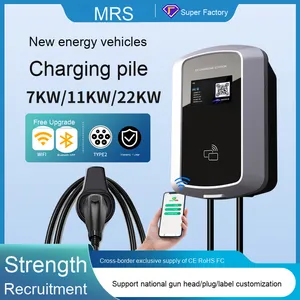 Tiêu chuẩn Châu Âu 27kw AC Loại năng lượng mới xe điện sạc đống treo tường cho BYD sản xuất Trạm Sạc - Product Image 3