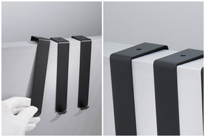 WEKIS Popular Over the Door Stainless Steel Single <b>Hook</b> in Black Color Powder <b>Towel</b> Coating for Clothing - Product Image 4