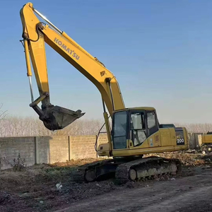 Historique de service complet utilisé de la capacité 20Ton des excavatrices hydrauliques de chenille de PC200-8 de PC200-7 de KOMATSU pour l'exploitation de construction - Product Image 1