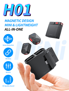 H01 Xách Tay Không Dây Đa Hướng Tiếng Hồi-Hủy Bỏ <span class=keywords><strong>Microphone</strong></span> Clip Cho Iphone & Android Tương Thích Với Loại C Kết Nối - Product Image 5