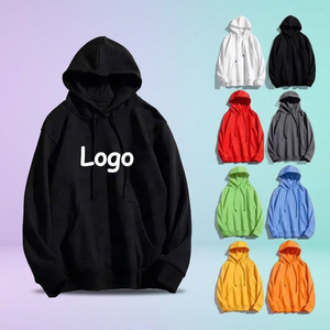 Sudadera con Capucha Extra Grande para Hombre, Color Sólido, Tejido de Algodón, Informal, con Bolsillo Delantero, Impresión por Transferencia de Calor, Logotipo Personalizado - Product Image 1