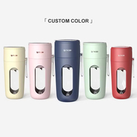 Exprimidor de frutas portátil, licuadora USB, mezclador de frutas, exprimidor recargable para exteriores, Mini mezclador de jugo portátil