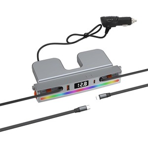 Reemplazo para <span class=keywords><strong>Tesla</strong></span> Model 3 2023 + Highland Accesorios 65W Carga súper rápida USB Hub Center Control Docking Station - Product Image 1