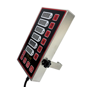 Rappel Burger <span class=keywords><strong>Boulangerie</strong></span> Restaurant <span class=keywords><strong>Horloge</strong></span> Alarme Forte Commercial En Acier Inoxydable LED Affichage Mécanique Six Canaux Cuisine Minuterie - Product Image 4