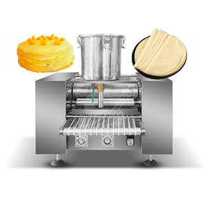 Machine automatique à faire des gâteaux en couches, des crêpes, avec moteur électrique pour la production de pain pita et de tortillas - Product Image 1