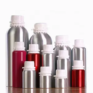 Weihnachten Heiße verkäufe recycling 100ml 120ml 150ml 200ml 250ml 300ml 500ml 1L aluminium ätherisches öl flasche mit tamper proof deckel