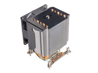 Refroidisseur de processeur actif 4U avec base en aluminium, ailettes et 5 tubes en cuivre, compatible Intel 115X/1700/2011 et AM4/AM5, PWM 4 broches, TDP 240W