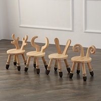 Moetry Offre Spéciale ensemble de Table en bois massif pour enfants, chaise d'animal, pour Center d'apprentissage précoce, garderie