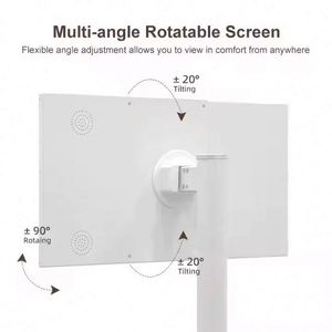 Wholesale 23.8 Inch Smart Mobile TV FHD Rechargeable Camera Touch Screen Portable Smart TV Shopping <strong>LCD</strong> - Product Image 3