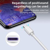 Câble de transfert de données USB Type-C 3A à charge rapide USB 3.1 pour ordinateur, téléphone portable et autres appareils – Prix promotionnel pour la vente en gros