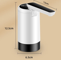 Distributeur d'eau électrique USB pliable et portable, 5 gallons, en ABS de qualité alimentaire, écologique, pour usage domestique et hôtelier