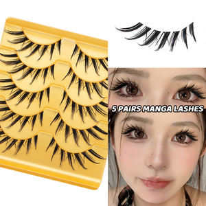 Usine En Gros Naturel À La Main Pleine <span class=keywords><strong>Bande</strong></span> Cat Eye Cils Fox Eye Manga Lash Boîtes <span class=keywords><strong>Bande</strong></span> <span class=keywords><strong>Dessinée</strong></span> Inspiré Cat Eye Cat Lashes - Product Image 5