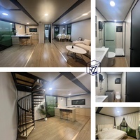Maison préfabriquée européenne en acier de 20 pieds avec 2 chambres, maison conteneur extensible pour villas, maison Ray-Zen
