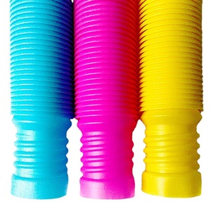 Poptube 19mm Extended <b>Threaded</b> Telescopic Tube Decompression Educational Toy For Youth Unisex Plastic Fidget <b>Tool</b> - Product Image 1
