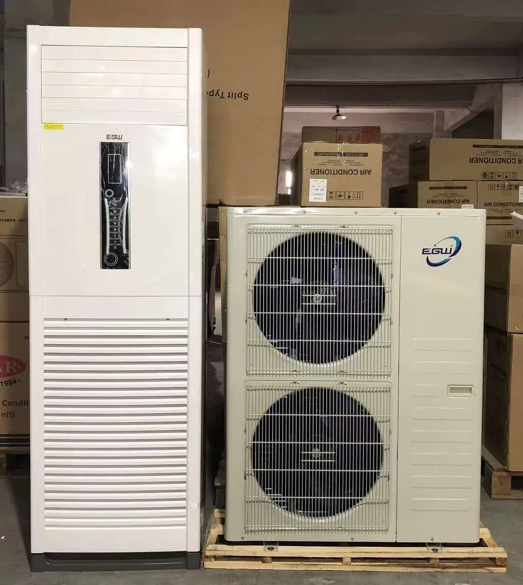 เครื่องปรับอากาศแบบยืน18000BTU เหมาะสำหรับพื้นที่ขนาดใหญ่ปริมาณอากาศขนาดใหญ่