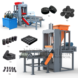 Ligne de production complète comprenant un four de carbonisation, une machine à fabriquer du charbon de bois, un broyeur, un mélangeur et une machine à briquettes. - Product Image 2