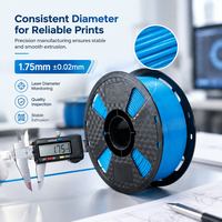 Filament PETG haute résistance 1,75 mm, enroulement soigné, matériau d'impression 3D, faible déformation, bobine plastique pour imprimante FDM, pièce fonctionnelle OEM