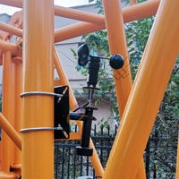 Anémomètre, mesureur de vitesse du vent pour grue à tour, grue flottante, grue sur chenilles, grue mobile, avec voyant d'avertissement
