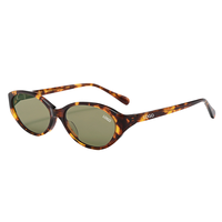 Lunettes en nylon classiques rétro tendance. Lunettes de soleil œil-de-chat en acétate personnalisées par un designer, monture intégrale, UV400. Convient aux hommes et aux femmes
