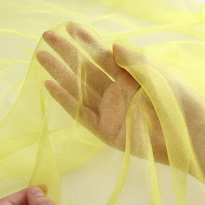 Nhà Sản Xuất Sáng Bóng <span class=keywords><strong>Polyester</strong></span> Chất Liệu Lưới Tinh Thể Organza Vải Cho Trang Phục - Product Image 2