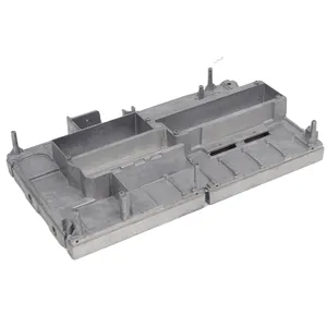 Custom ADC12 A380 Water Cooled Heat Sink Liquid Cooling Cold Plate Aluminum Die Casting Power Supply Base Heatsink