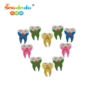 Soododo Thân Thiện Với Môi Bụi Miễn Phí Văn Phòng Phẩm Thiết Lập 2D Phẳng Răng Hình Tẩy Bút Chì In Ấn Tẩy - Product Image 6