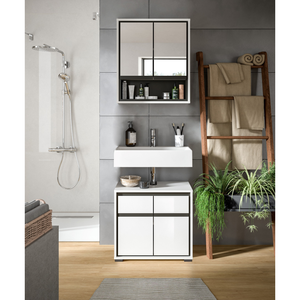 Set da bagno modello Premium Design tedesco X82A9B07 mobile da bagno di lusso con lavandino eleganti mobili da bagno - Product Image 1
