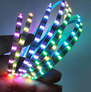 Bande lumineuse LED RGB SMD5050 de 10 mm de large, haute luminosité, avec télécommande USB, 12V/24V DC, idéale pour les petits usages décoratifs. - Product Image 3