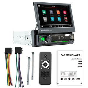 Pantalla telescópica de un solo cilindro de 7 pulgadas, reproductor MP5/Mp4/Mp3 para coche, reproductor de Radio FM con Control central inalámbrico BT inteligente - Product Image 6