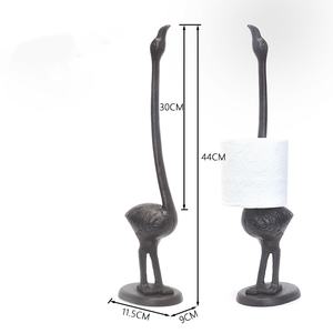 High Quality Metal Flamingo Paper Towel <strong>Holder</strong> Cast Iron Animal <strong>Toilet</strong> <strong>Roll</strong> <strong>Holders</strong> Free Standing <strong>Novelty</strong> Kitchen <strong>Roll</strong> <strong>Holder</strong> - Product Image 1