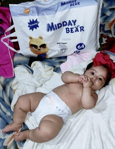 Pañales Desechables para Bebés y Niños Midday Bear, de Alta Calidad, Semicompresos, de Secado Rápido, Proveedor de Fábrica en China - Product Image 4