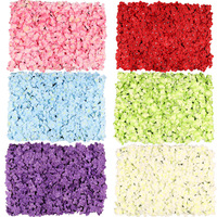 Nicro gros haute qualité mariage Photo fond événement décoration maison fête scène toile de fond coloré fleur artificielle mur