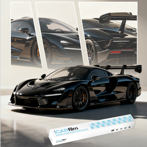 Pellicola Vinilica per Wrapping Auto, Rotoli Completi per Pellicole Adesive Auto, Qualità <span class=keywords><strong>3M</strong></span>, Autorigenerante, Nero Opaco, PPF TPU, Pellicola Protettiva per Vernice - Product Image 1