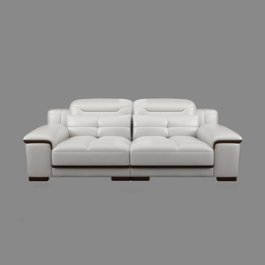 Ensemble de canapé sectionnel en cuir véritable italien avec fauteuil inclinable électrique, haut-parleur Bluetooth et projecteur par MANBAS - Product Image 6